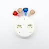 China Invisible CIC Hearing Aids With Bluetooth Red Blue Audifonos factory