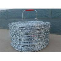 China Double Twist Protective 2.0mm Electro Galvanized Steel Barbed Wire factory