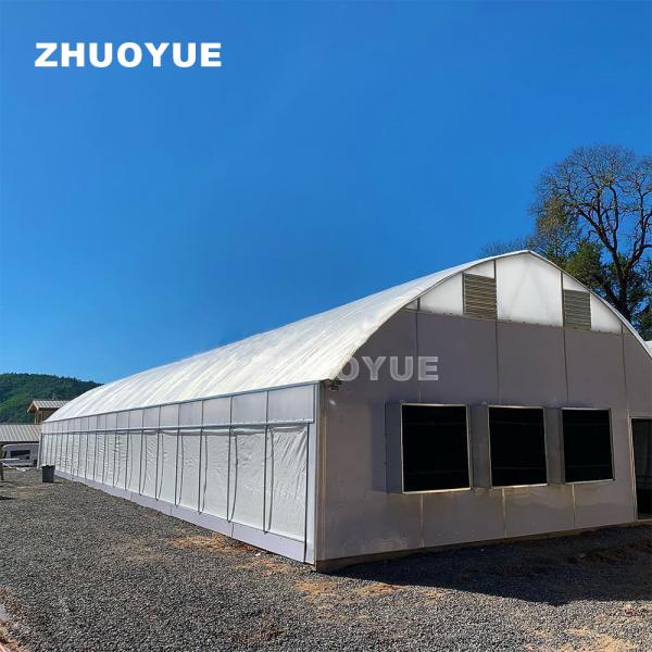 Quality Automatic Light Deprivation Greenhouse For Large Scale Cultivation With Humidity for sale