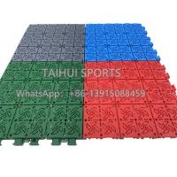 China Outdoor Basketball Court Flooring tiles Safety Protection PP Interlocking Tiles factory
