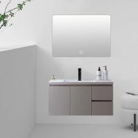 China Odorless Single Bathroom Vanity With Ceramic Sink 80*45*50cm factory