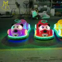 China Hansel hot selling stuffed kids rides cars coin operated plastic bumper cars factory