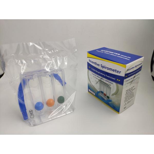 Quality 3 Ball Respiratory Lung Exerciser Medical Breathing Commercial First Aid for sale