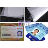 china Environmental Friendly PETG Film Grain Overlay For PETG Cards Production