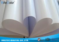 China Glossy Solvent Frontlit PVC Flex Banner Material Canvas For Outdoor Light Boxes factory