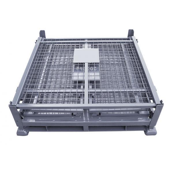Quality Wire Mesh Collapsible Stackable Stillage 1000Kg Load For Yard Storage for sale
