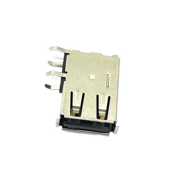 Quality PBT RVS USB2.0 A Female DIP USB Connector Socket 1.5 AMP 90 Degrees 4 Pins for sale