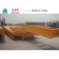 China Heavy Duty Low bed Trailer With Bogie Suspension For Equipment Transport factory