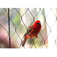 China Bird Aviary Wire Mesh , Macaw Parrot Aviary Rope Mesh Protective Cage Enclosure Balcony for sale