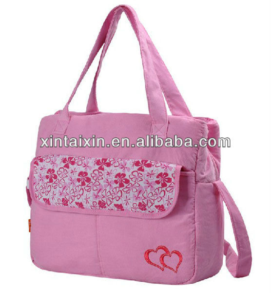 Quality Multi Function Polyester Mommy Bag Portable Mummy Tote Dipper Bag for sale
