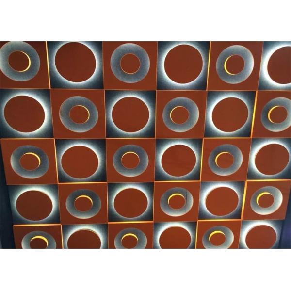 Quality Home Theater Acoustic Wall Panels , Decorative Wall Light Panels 9mm / 12mm for sale