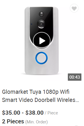Glomarket Smart Life Home Security Waterproof Mini Battery Monitor Video Digital Network Wifi Smart Baby Monitor Camera