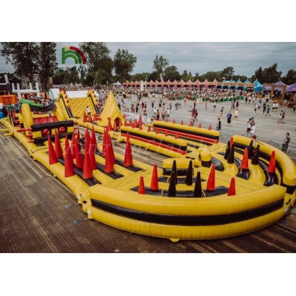 Quality EN14960 Inflatable Sports Games / Inflatable Obstacle Course With CE Blower for sale