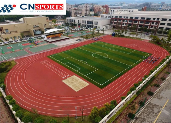 Quality Full Pour Public Running Track , School Sports Running Track for sale