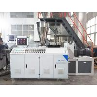china PVC Pipe Profile / Granules Plastic Extruder Machine Conical Twin Screw Extruder Equipment