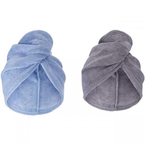 Quality Super Absorbent Women Microfiber Turban Towel For Long Hair for sale