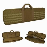 China ALFA Tactical Gun Bag Customized Logo Double Rifle Case with MOLLE System for Shooting and Hunting factory