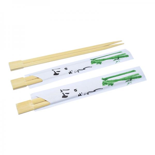 Quality Sustainable Dining Disposable Bamboo Chopsticks Custom Wrapped Restaurant for sale