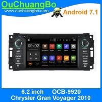 China Ouchuangbo car gps multi media android  7.1 for Chrysler Gran Voyager del 2010 with 1024*600 Bluetooth Phone 4*45 factory