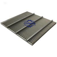 China Stainless steel Wedge Wire Screen Panels for Filtering and Grain Drying factory