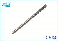 China 45 Helix And HRC 55 Degree Solid Carbide End Mill , High Performance End Mills factory
