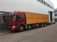 China FAW 8x4 Heavy Duty 31 Tons Van Delivery Truck For Miscellaneous Dangerous Goods factory