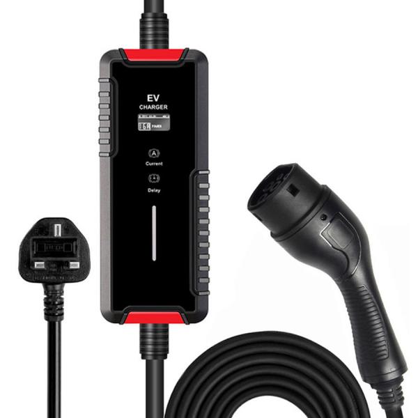 Quality 32A Type 2 Portable EV Charger AC 200V-250V Electric Car Charging Station for sale