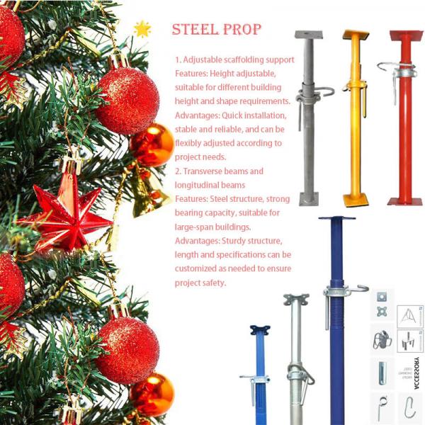 Quality Adjustable Steel Prop Scaffolding Metal Props Construction Q235 Propssupport for sale