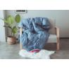 China Super Soft Microfiber Filling 1.5x2.1m Customized Travel Blanket factory