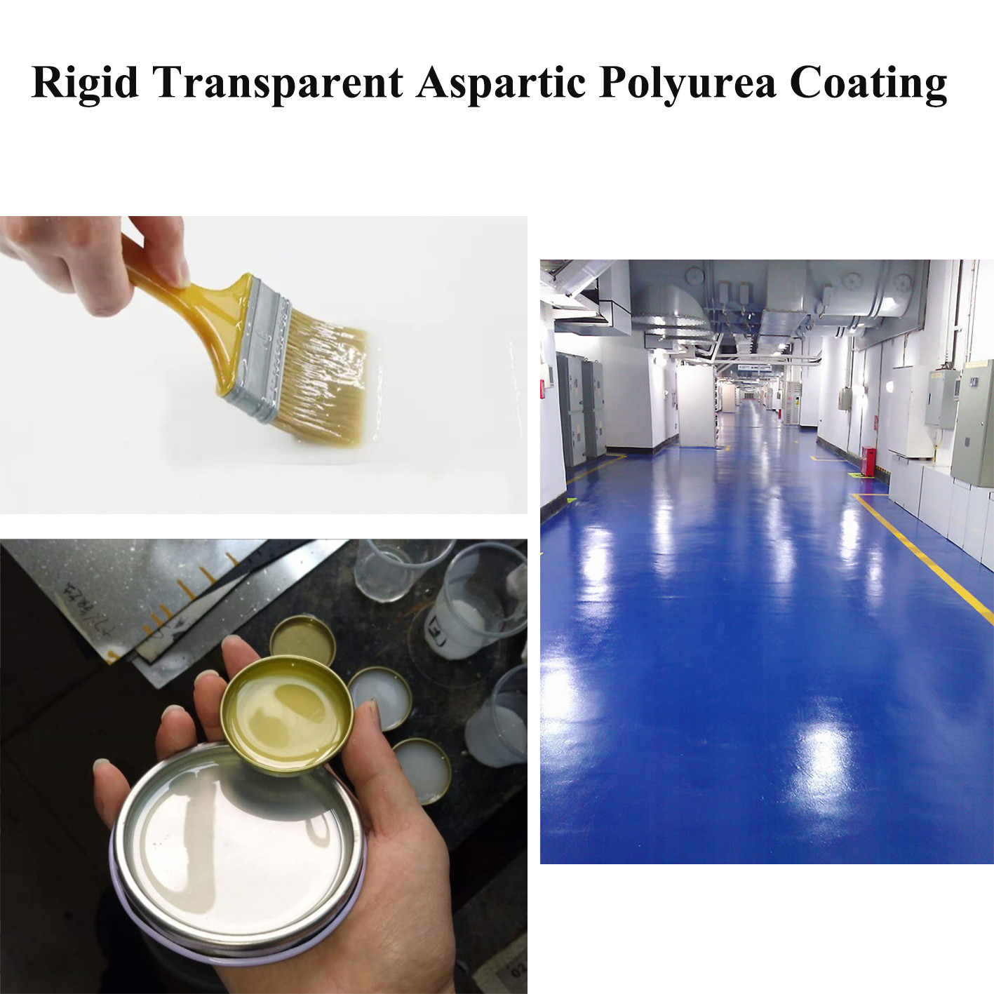 China Rigid Transparent Aspartic Polyurea Coating Abrasion Resistant factory