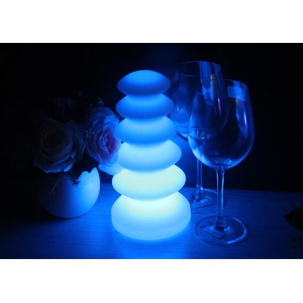 Quality Tower Design LED Decorative Table Lamps PE Plastic Material With Touch Sensor for sale