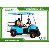 China EXCAR blue 2 Seater electric golf car 48V AC motor golf buggy for sale factory