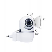 China Mini CCTV Wireless IP Camera , Surveillance Indoor Dome Camera With Plug factory