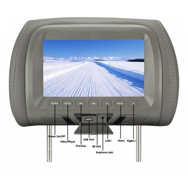 Quality OEM 12V Headrest LCD Screen 800x480 RGB Display for Car Back Seat for sale