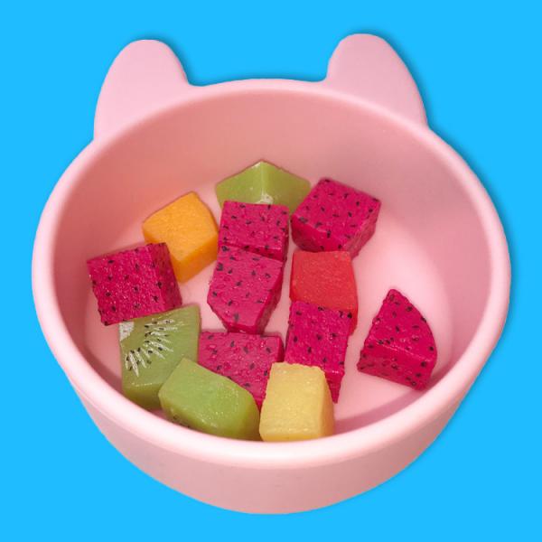 Quality Kitten Shape Silicone Feeding Bowl Customized Feeding Infant Suction Bowls for sale