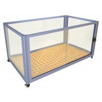 China Removable Tray Sliding Door Metal Pet Cage With Mesh Panels Easy Assembly Small To Medium Pets factory