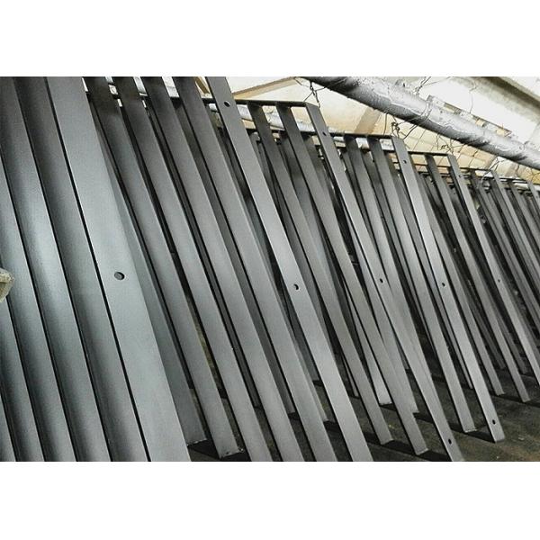 Quality International Airport Steel Fence Fabrication , Semi Gloss Heavy Metal Fabrication for sale