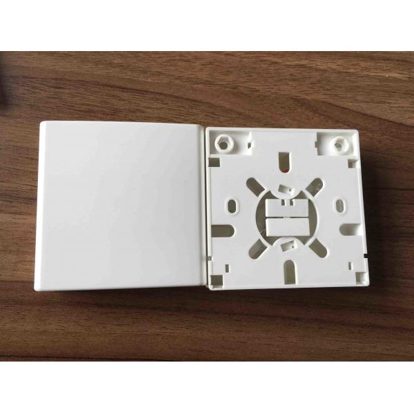 Quality SC 2 Ports Fiber Distribution Box Indoor Faceplate 86 Type For Networking for sale