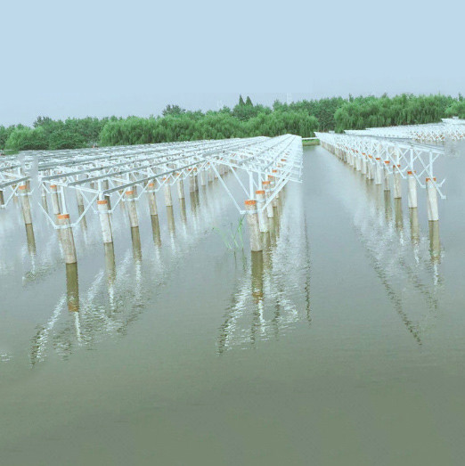 Quality Tidal Flat Type Customized Solar Panel Ground Mounting Systems Hot Dip for sale