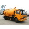 China 4X2 10cbm Sewage Suction Truck Tank Volume 10m3 / 10000L 160hp Euro 2 Standard factory