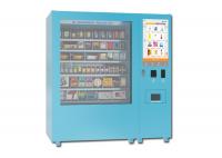 China Snack Yogurt Elevator Food Vending Machine With 32 Inch Touch Screen factory