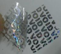 China Void Self Adhesive Hologram Security Labels Environmentally Friendly Material factory