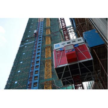 Quality VFD Control, hot dip galvanized 2000kg Construction building hoist , 0-40m/Min for sale