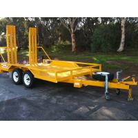 China 3200 KG 8x5 Tandem Plant Trailer , Heavy Duty Equipment Trailers For Transport factory