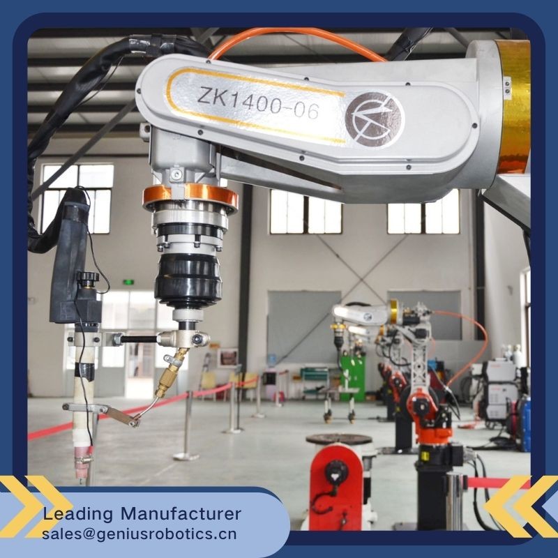 China 10kg Load MIG Welding Robot 6 Axis MAG Aluminum Welding Robot factory