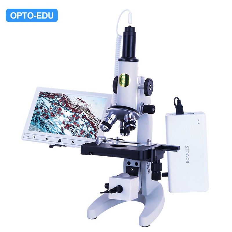 China 7 Digital Lcd Microscope Biological USB Portable Dual Lens 2.0M A33.5102 for sale