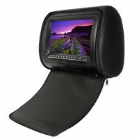 China Black &quot; OSD, IR, FM, Games, Joysticks 8GB - 16GB Portable DVD Player Car Headrest With Wide Angle factory