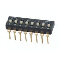 China 2.54mm IC Type Slide DIP Switch ON OFF SPST 1 - 12 Poles Packed In Tube for sale