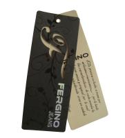 China Printed Paper Eco Friendly Clothing Tags For Clothing Business Hollow Logo Eyelet factory