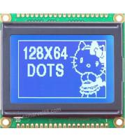 China M12864E2-B3, 12864 Graphics LCD Module, 128 x 64 dot-matrix Display, STN BLUE, transmissiv factory